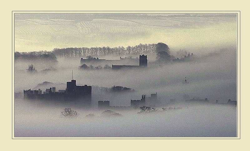 Alnwick Castle in the mist - Kevin Temple